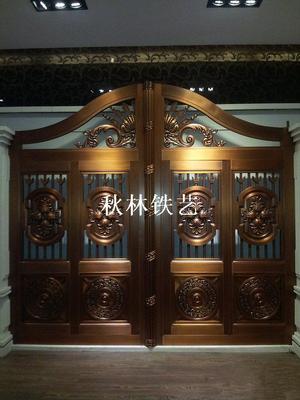 铜艺庭院门
